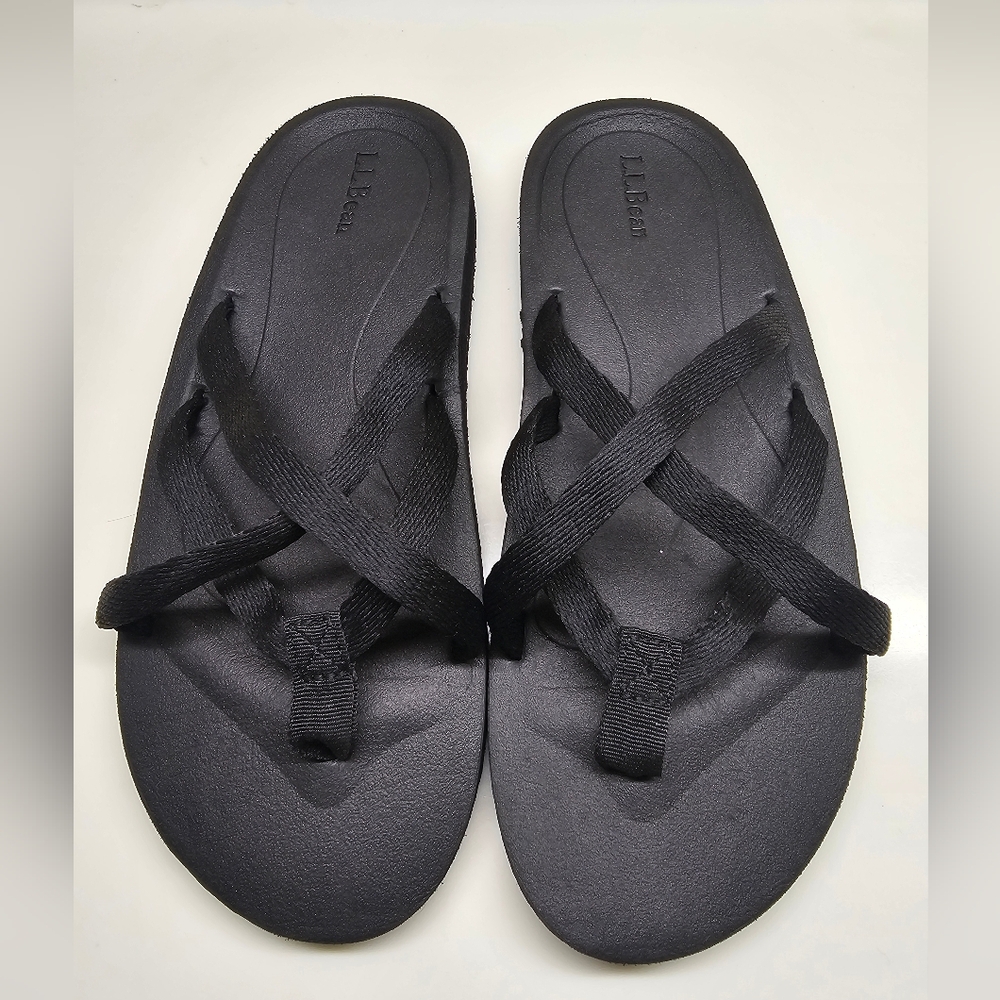 L.L. Bean Women's Black Sandals